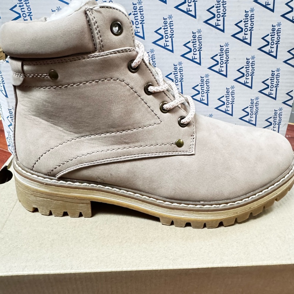 Stylish Beige Ankle Boots for Women